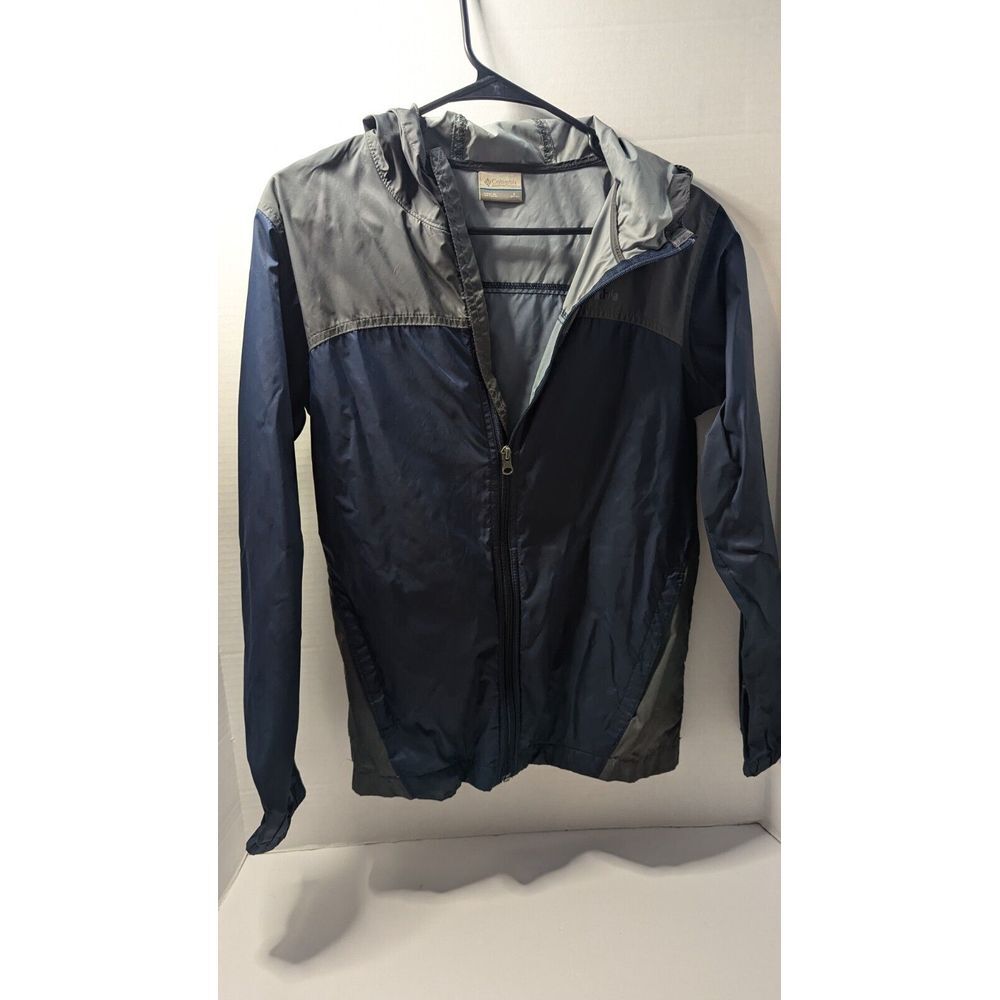 Columbia Windbreaker Hooded Youth Large ( 10 /12) Boy Girl Rain Jacket Full Zip